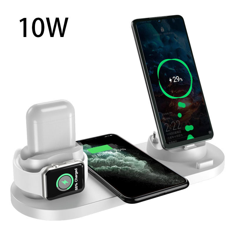 Fast&Wireless Charger For Phone With Charging Pad For Watch and Dock for AirPods 6 In 1 Charging Dock Station