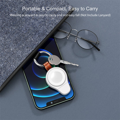 Wireless Charger For Apple Watch - Leather Look Stripe