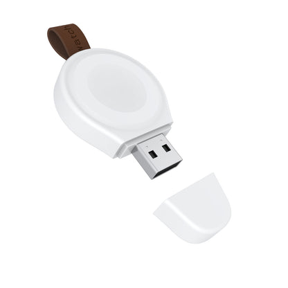 Wireless Charger For Apple Watch - Leather Look Stripe