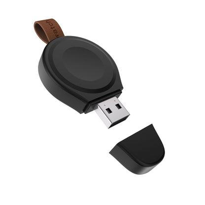 Wireless Charger For Apple Watch - Leather Look Stripe